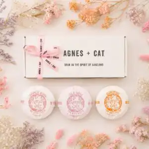 Agnes + Cat Floral & Citrus Bath Fizzer Gift Set | www.artisangoods.co.uk