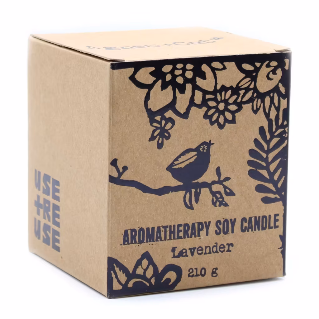 Agnes + Cat Herb Garden Candles – Lavender | www.artisangoods.co.uk 2