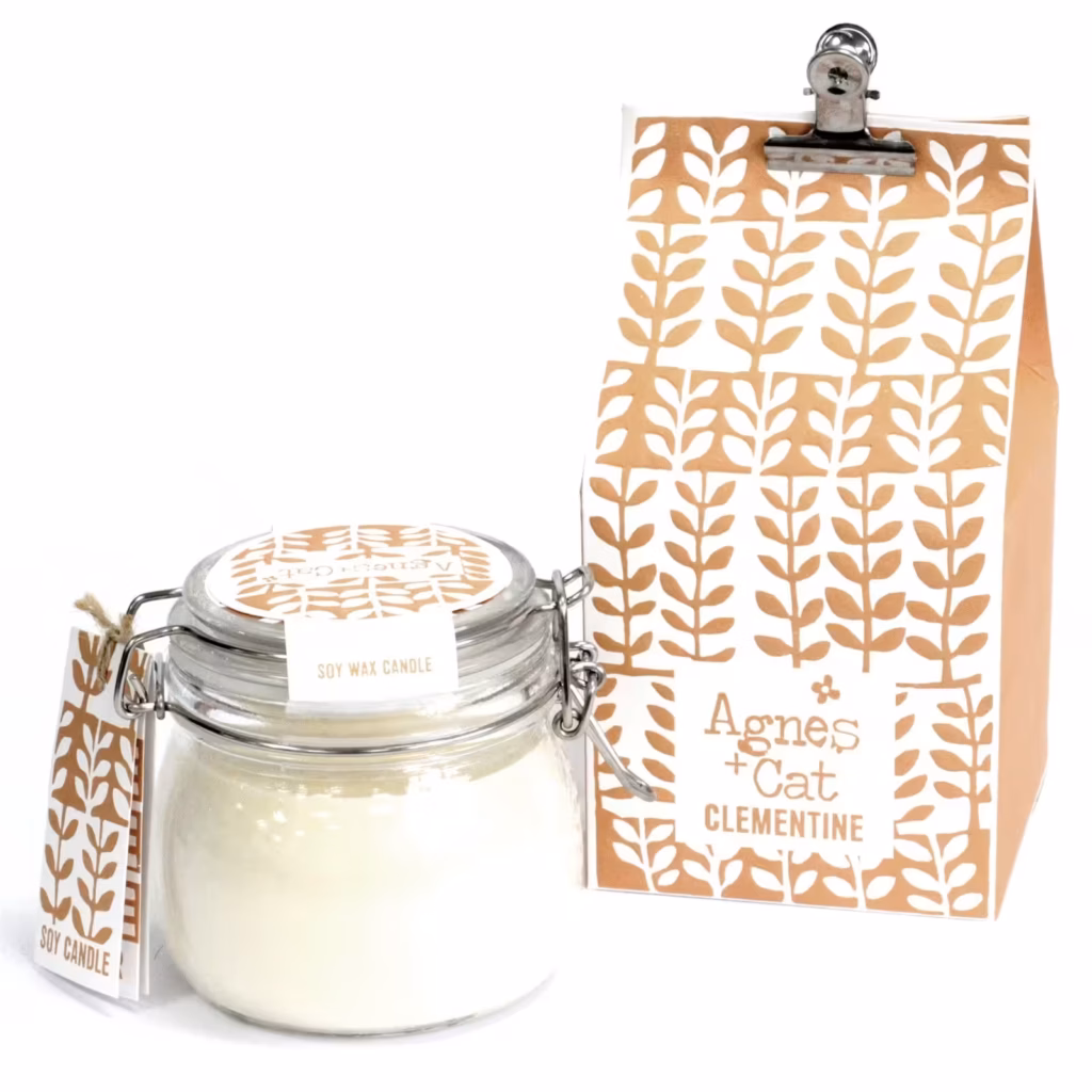 Agnes + Cat Kilner Jar Candle – Clementine | www.artisangoods.co.uk Agnes + Cat Kilner Jar Candle – Clementine | www.artisangoods.co.uk