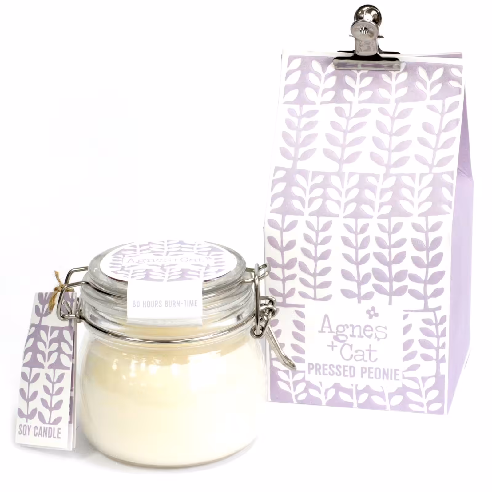 Agnes + Cat Kilner Jar Candle – Pressed Peonies | www.artisangoods.co.uk 2 Agnes + Cat Kilner Jar Candle – Pressed Peonies | www.artisangoods.co.uk