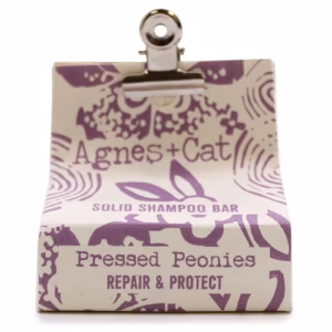 Agnes + Cat Pressed Peonies Solid Shampoo | www.artisangoods.co.uk 2