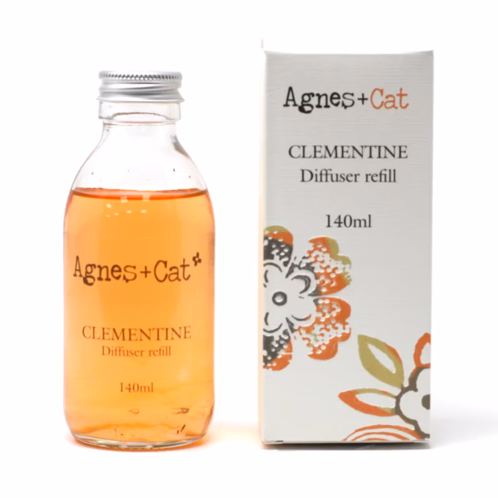 Agnes + Cat Reed Diffuser Refill – Clementine 150ml | www.artisangoods.co.uk