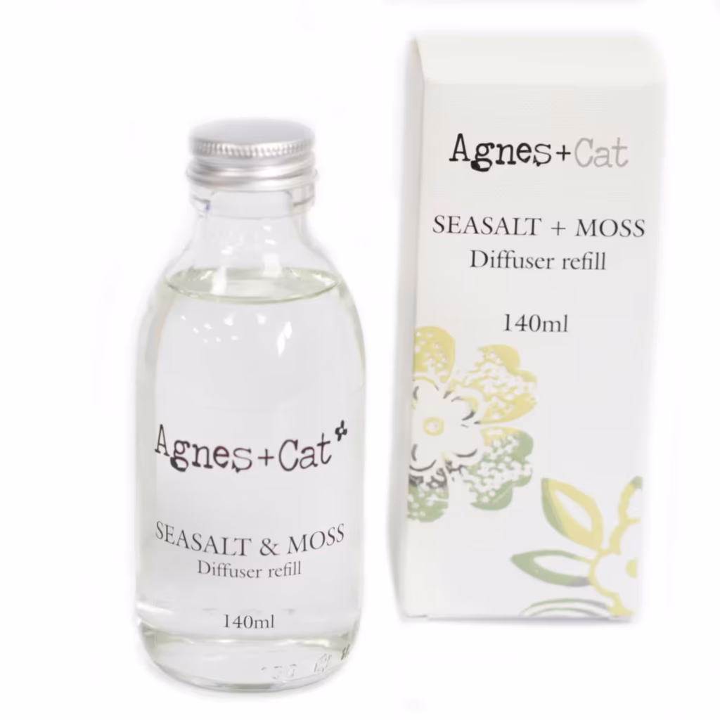 Agnes + Cat Reed Diffuser Refill – Seasalt and Moss 150ml | www.artisangoods.co.uk 2
