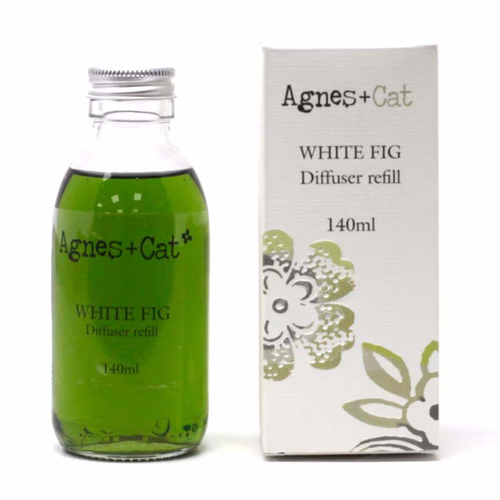 Agnes + Cat Reed Diffuser Refill – White Fig 150ml | www.artisangoods.co.uk