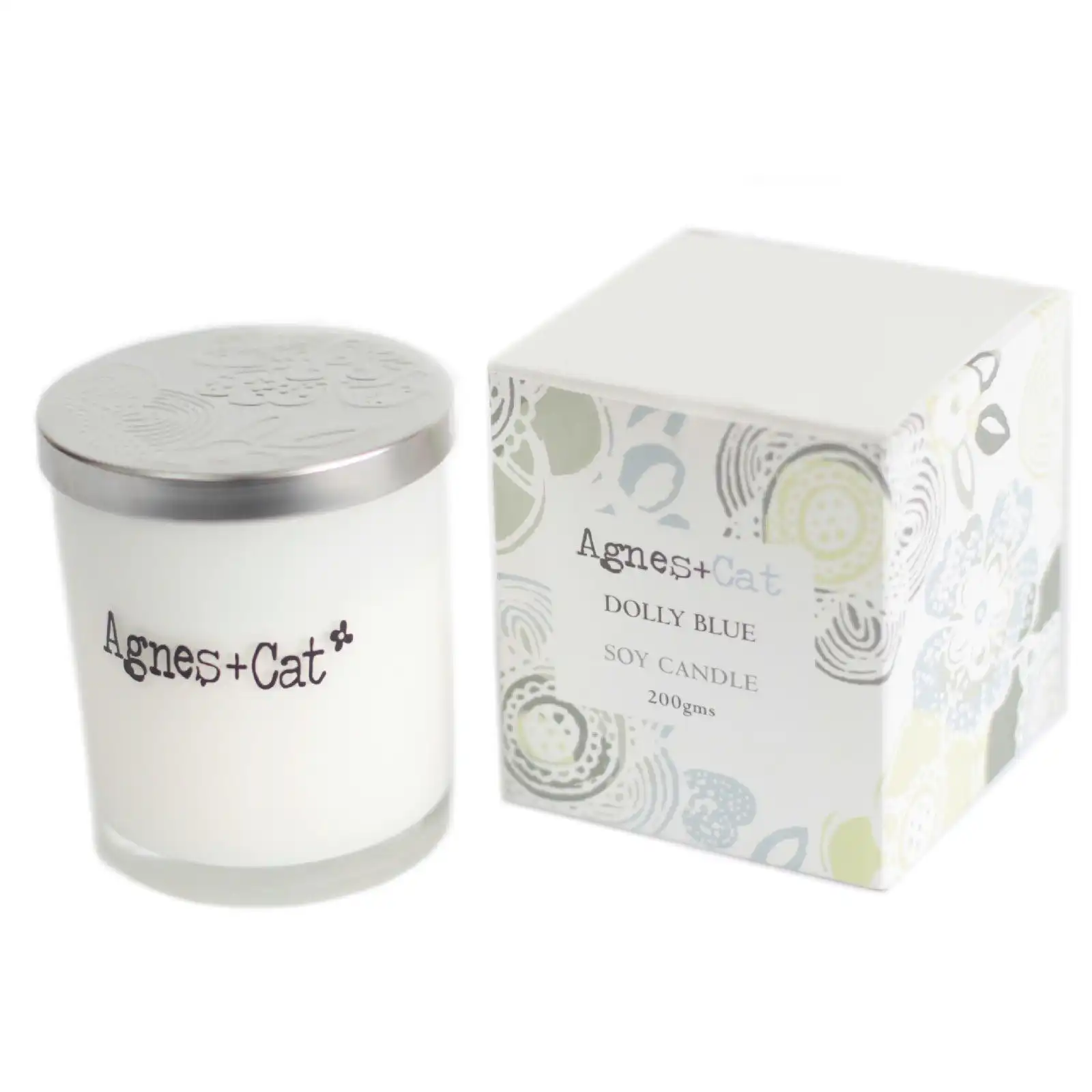 Agnes + Cat Votive Candle - Dolly Blue