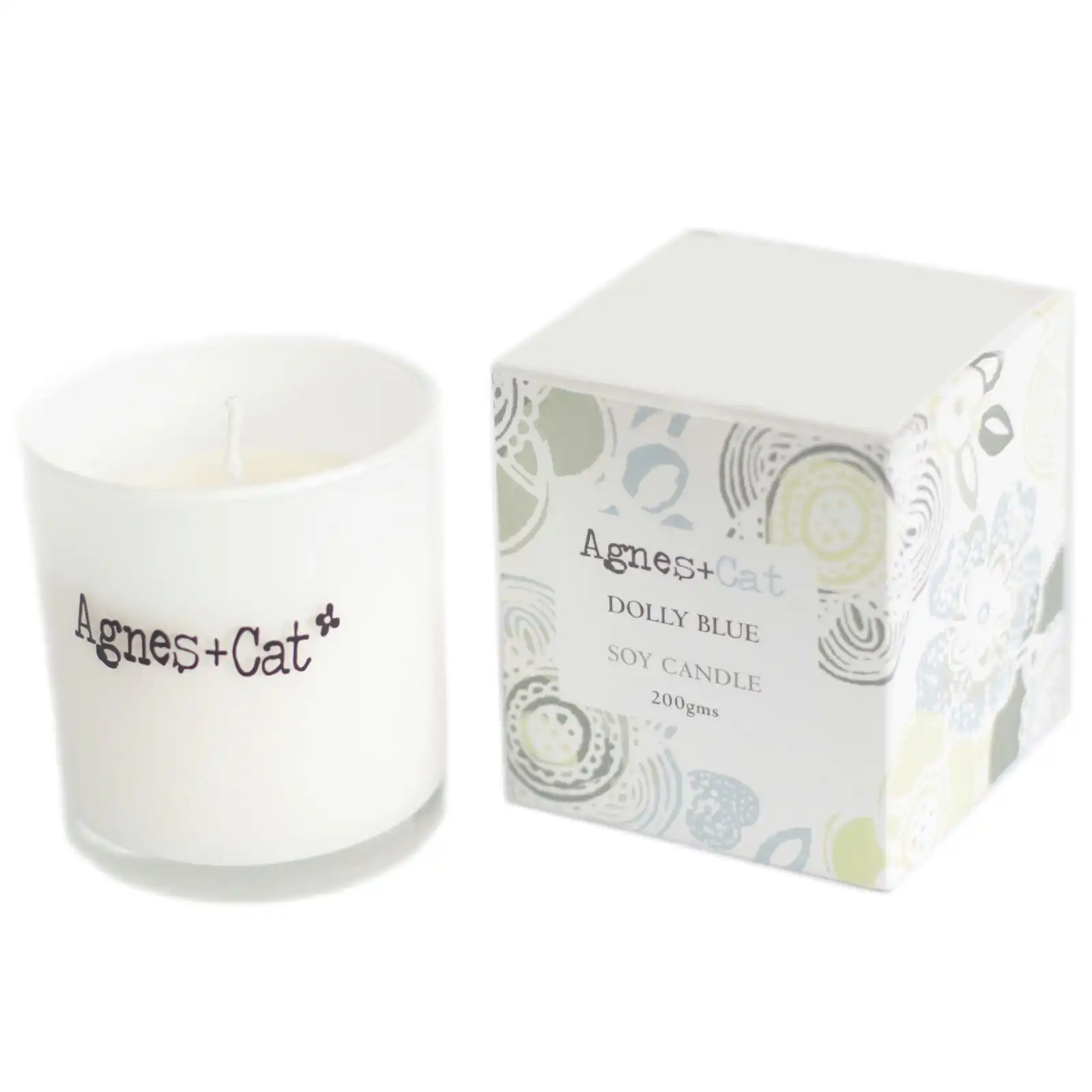 Agnes + Cat Votive Candle - Dolly Blue
