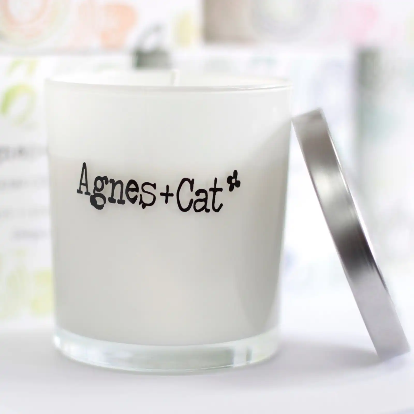 Agnes + Cat Votive Candle - Japanese Bloom