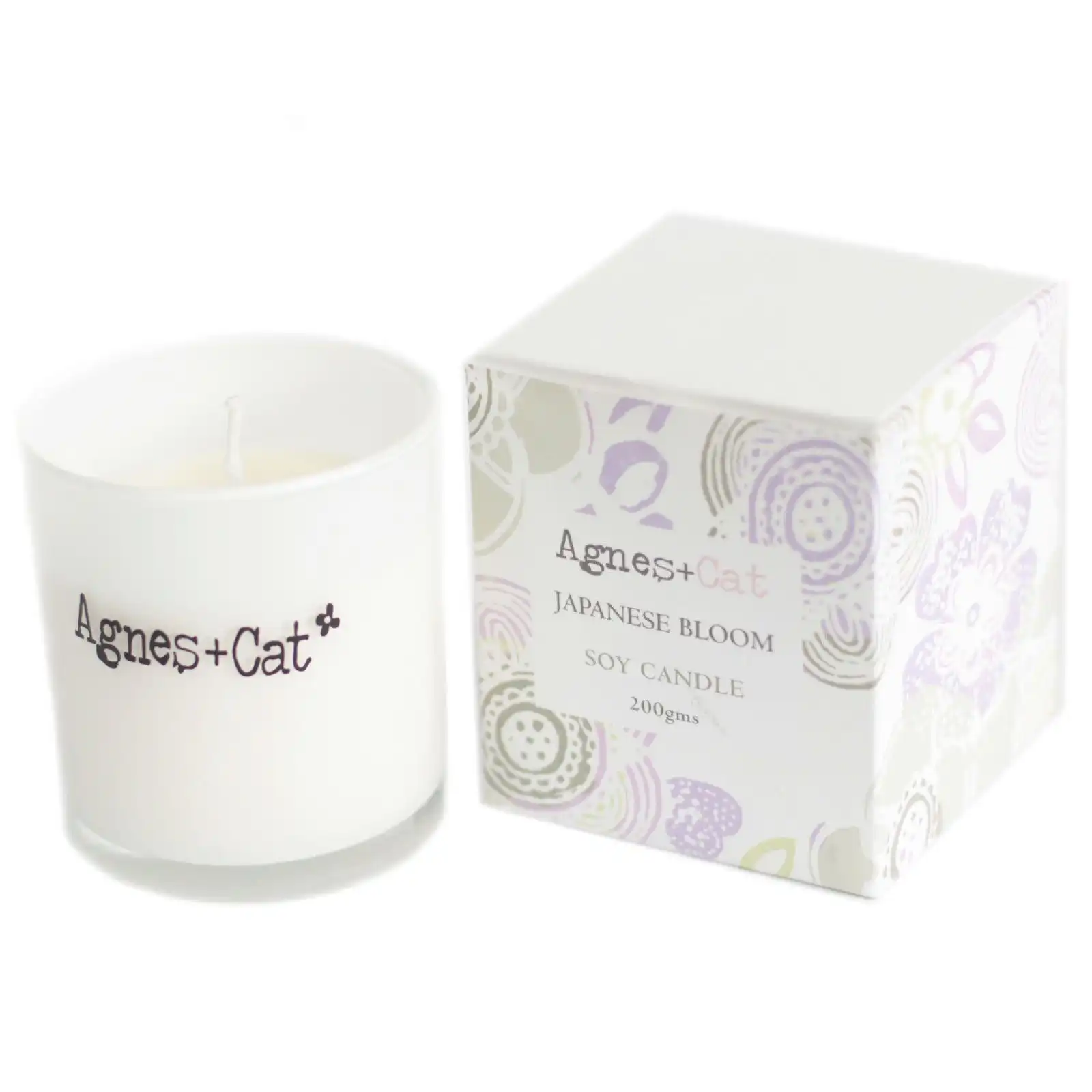 Agnes + Cat Votive Candle - Japanese Bloom