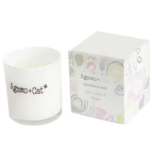Agnes + Cat Votive Candle - Moonstone