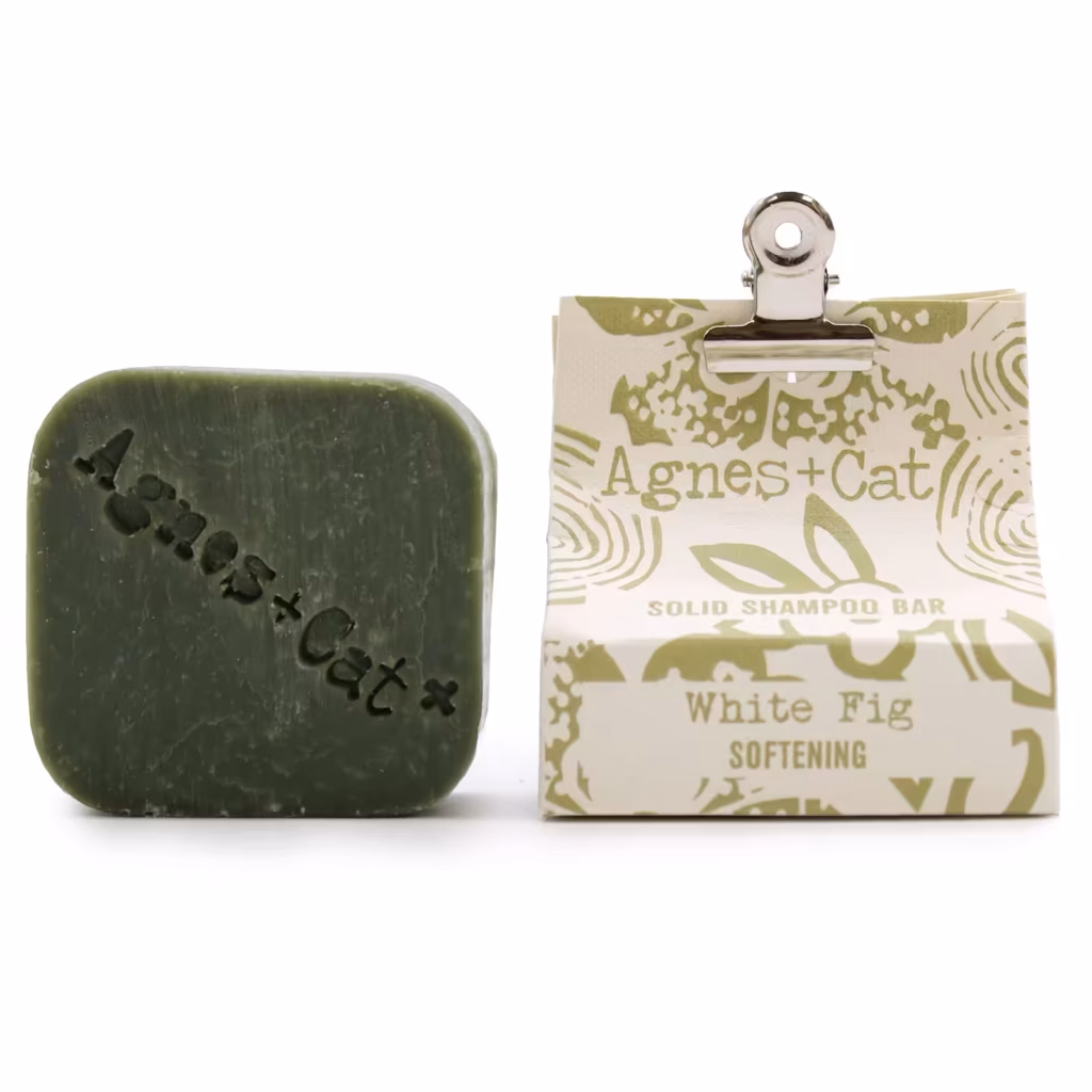 Agnes + Cat White Fig Solid Shampoo | www.artisangoods.co.uk