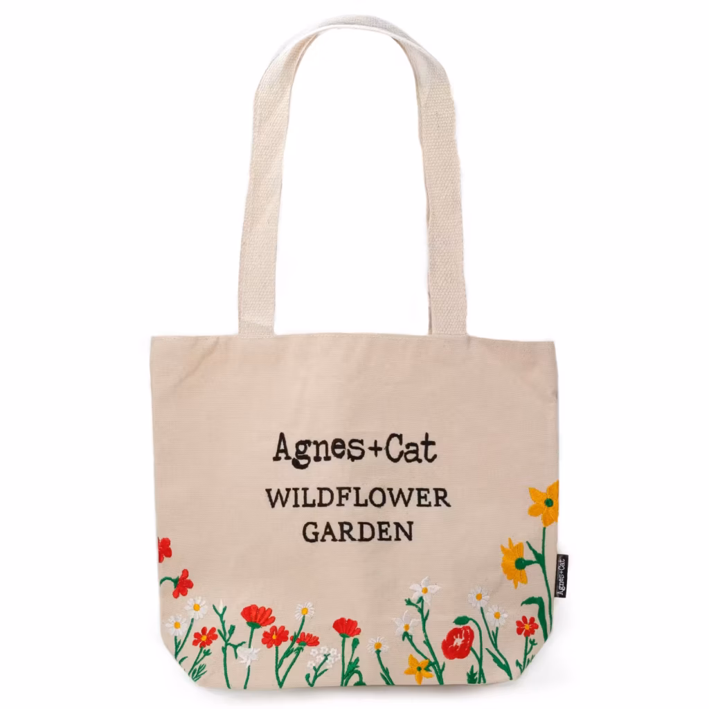 Agnes + Cat Wildflower Garden with Red Flowers | www.artisangoods.co.uk