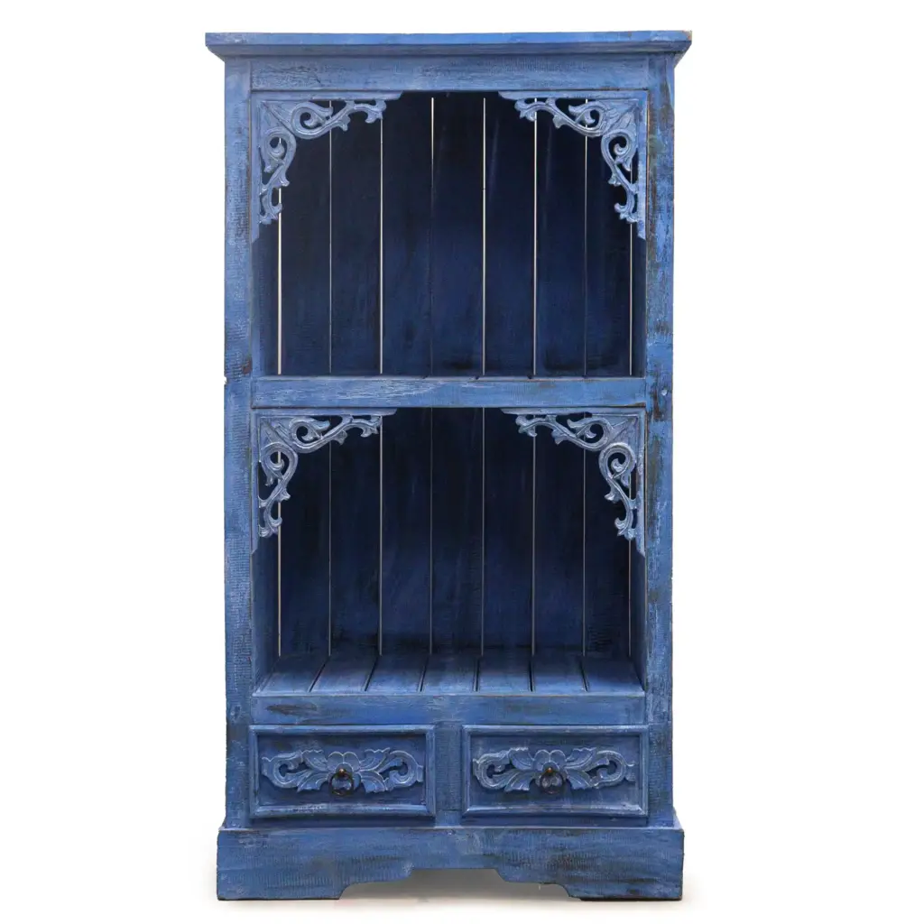 Albasia Bathroom Cabinet – Bluewash | www.artisangoods.co.uk 3