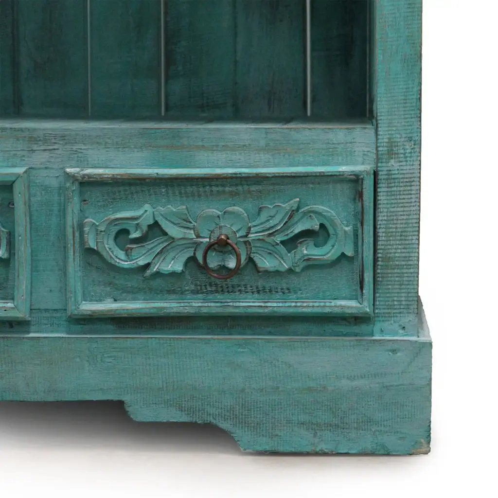 Albasia Bathroom Cabinet – Turquoise wash | www.artisangoods.co.uk 3