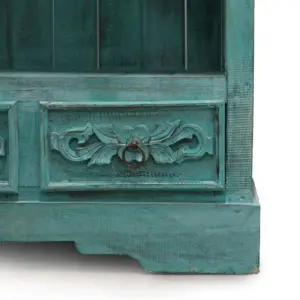 Albasia Bathroom Cabinet – Turquoise wash | www.artisangoods.co.uk 3