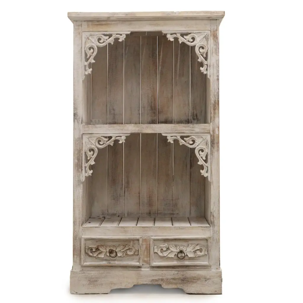 Albasia Bathroom Cabinet – Whitewash | www.artisangoods.co.uk 2