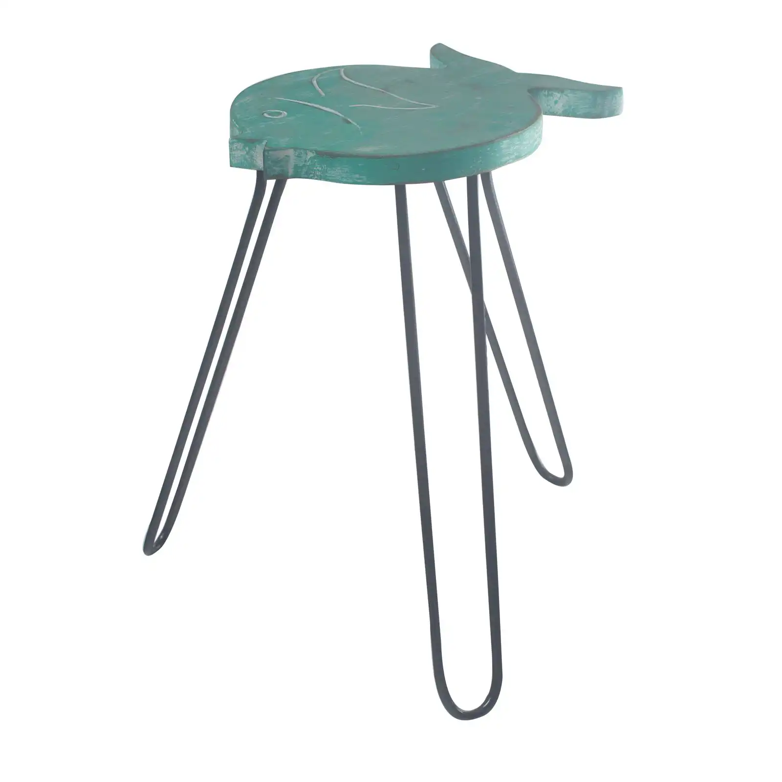 Albasia Wood Fish Stand – Turquoise | www.artisangoods.co.uk 2 Albasia Wood Fish Stand – Turquoise | www.artisangoods.co.uk 1