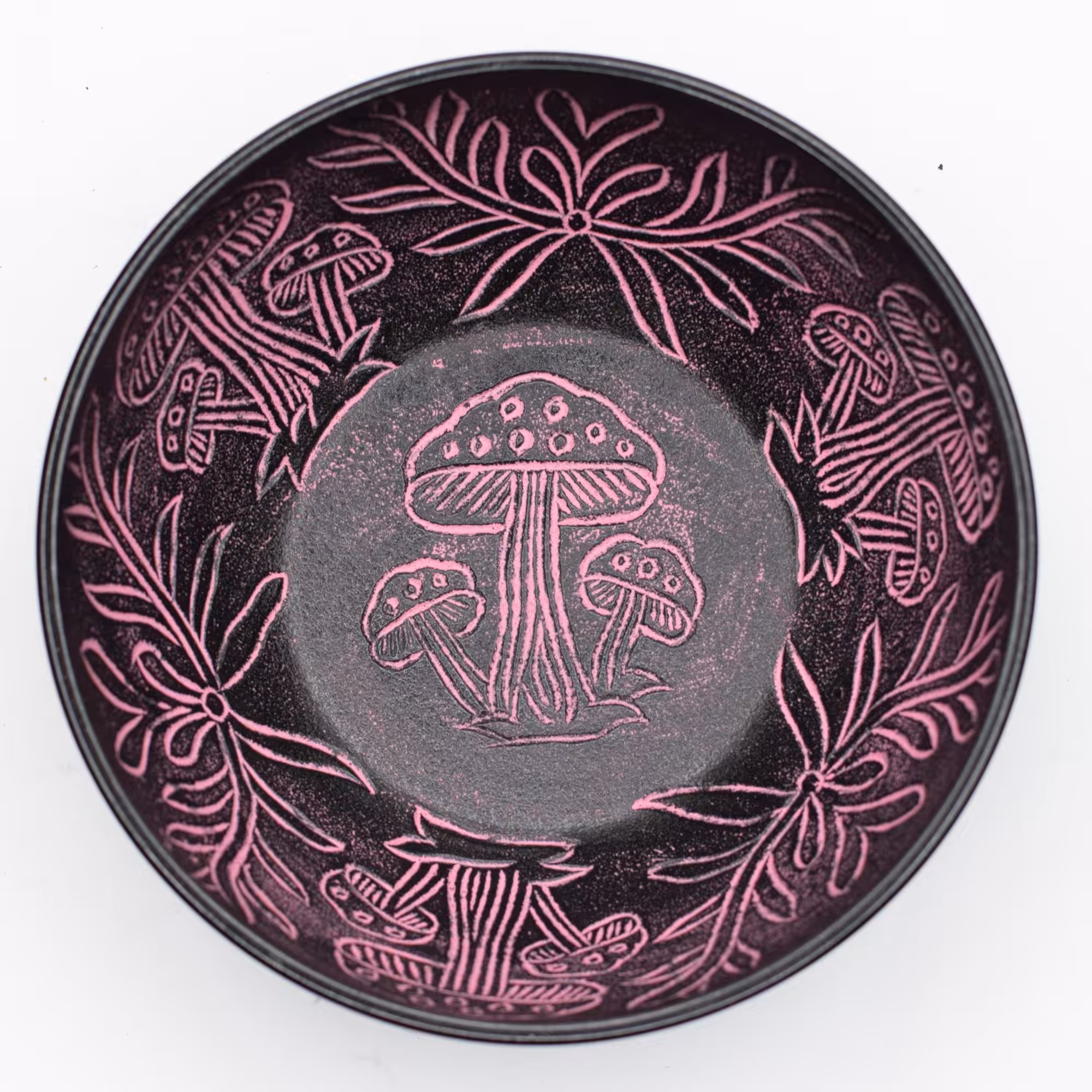 Aluminum Singing Bowl – Magic Mushroom – Pink (20cm) | www.artisangoods.co.uk 5 Aluminum Singing Bowl - Magic Mushroom - Pink (20cm) - Image 4