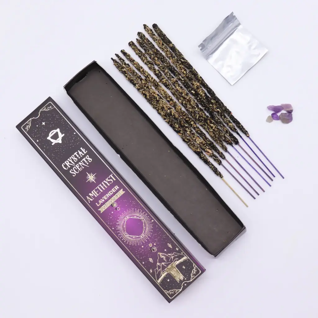 Amethyst Crystal Scents Smudge Incense – Lavender | www.artisangoods.co.uk 8