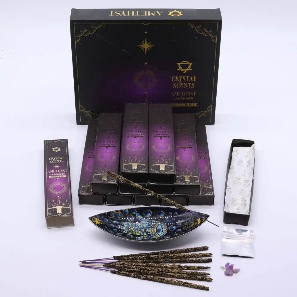 Amethyst Crystal Scents Smudge Incense – Lavender | www.artisangoods.co.uk 5