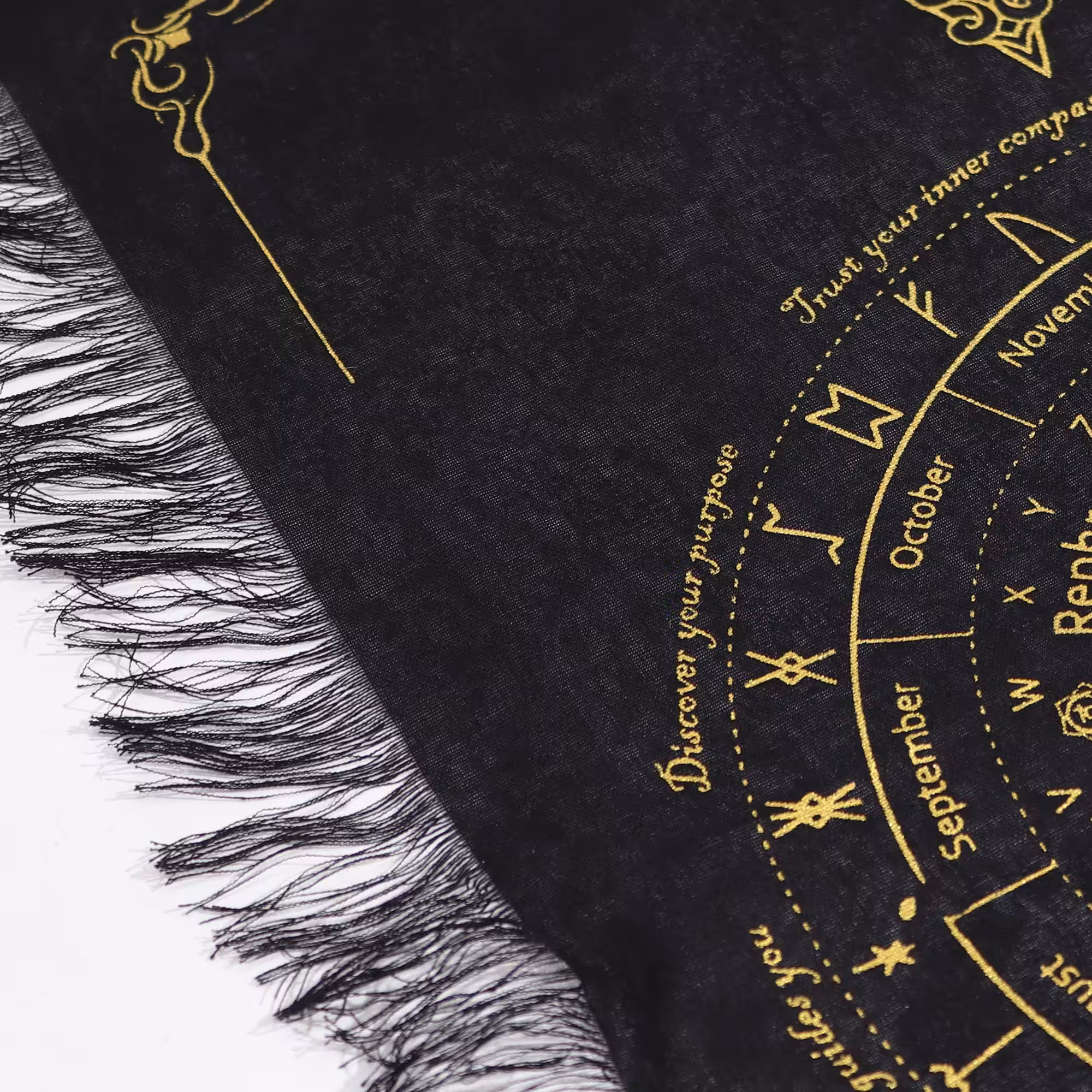 Ancient Witch Pendulum Divination Cloth – Sun Face – Black & Gold | www.artisangoods.co.uk 3 Ancient Witch Pendulum Divination Cloth – Sun Face – Black & Gold | www.artisangoods.co.uk 2