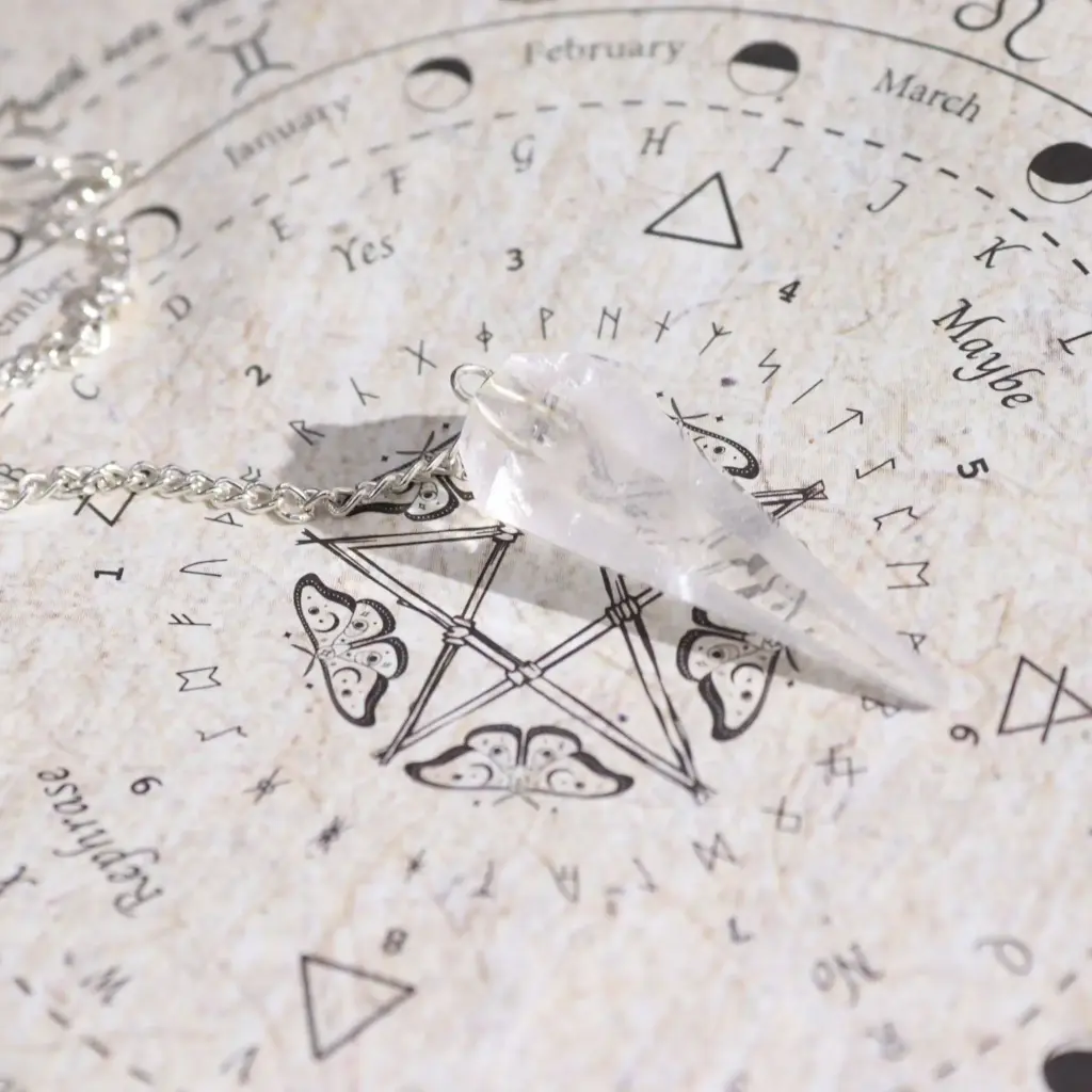 Ancient Witch Spell Incense - Cleansing - Rock Crystal Pendulum