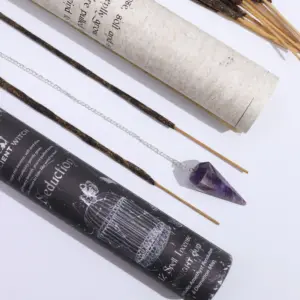 Ancient Witch Spell Incense – Seduction – Amethyst Pendulum | www.artisangoods.co.uk 4