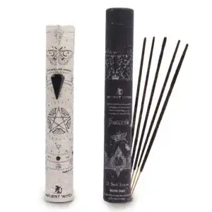 Ancient Witch Spell Incense – Success – Black Obsidian Pendulum | www.artisangoods.co.uk 1