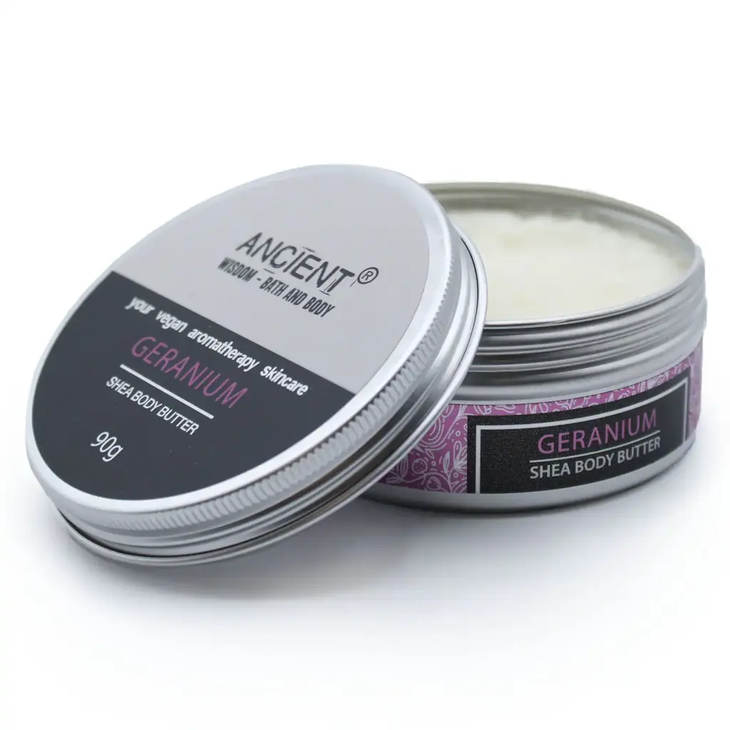 Aromatherapy Shea Body Butter 90g – Geranium | www.artisangoods.co.uk 4