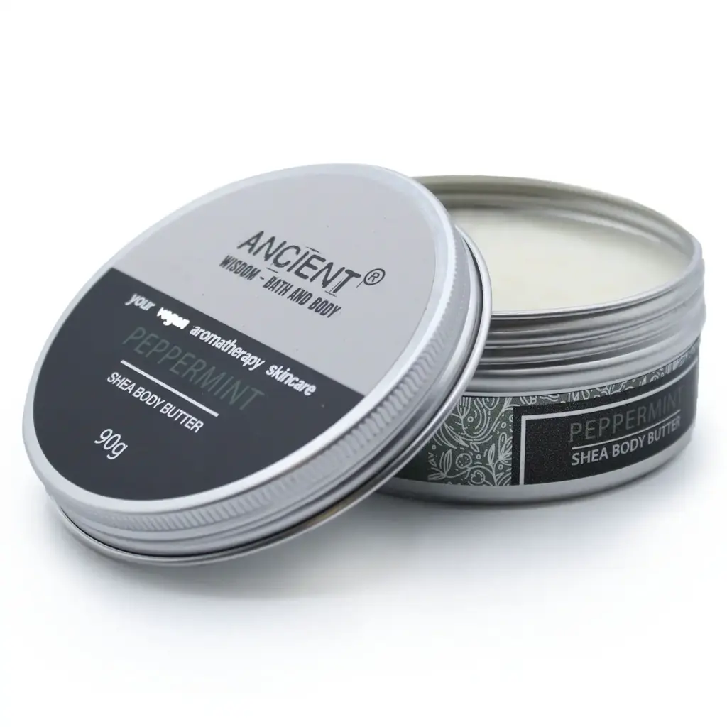 Aromatherapy Shea Body Butter 90g – Peppermint | www.artisangoods.co.uk