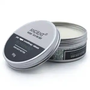 Aromatherapy Shea Body Butter 90g – Peppermint | www.artisangoods.co.uk 1