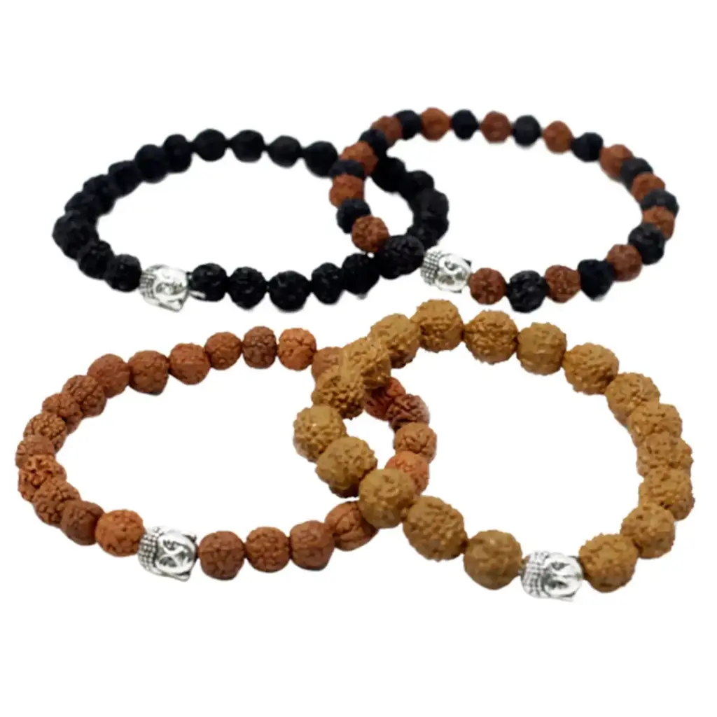 Assorted Rudraksha Buddah Bangles | www.artisangoods.co.uk 2 Assorted Rudraksha Buddah Bangles | www.artisangoods.co.uk 2