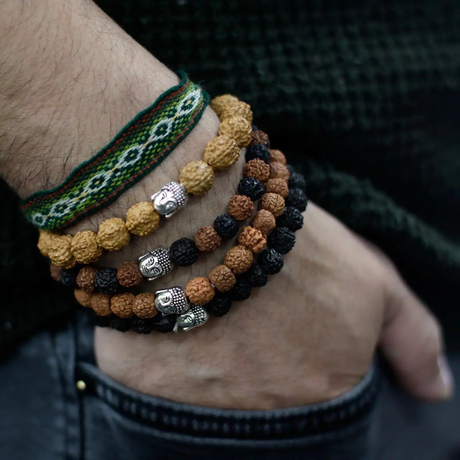 Assorted Rudraksha Buddah Bangles | www.artisangoods.co.uk 4 Assorted Rudraksha Buddah Bangles | www.artisangoods.co.uk 3