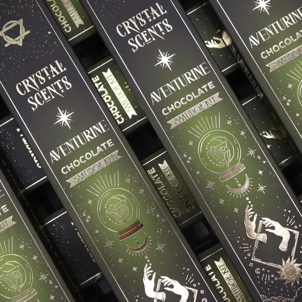 Aventurine Crystal Scents Smudge Incense – Chocolate | www.artisangoods.co.uk 5 Aventurine Crystal Scents Smudge Incense – Chocolate | www.artisangoods.co.uk 5