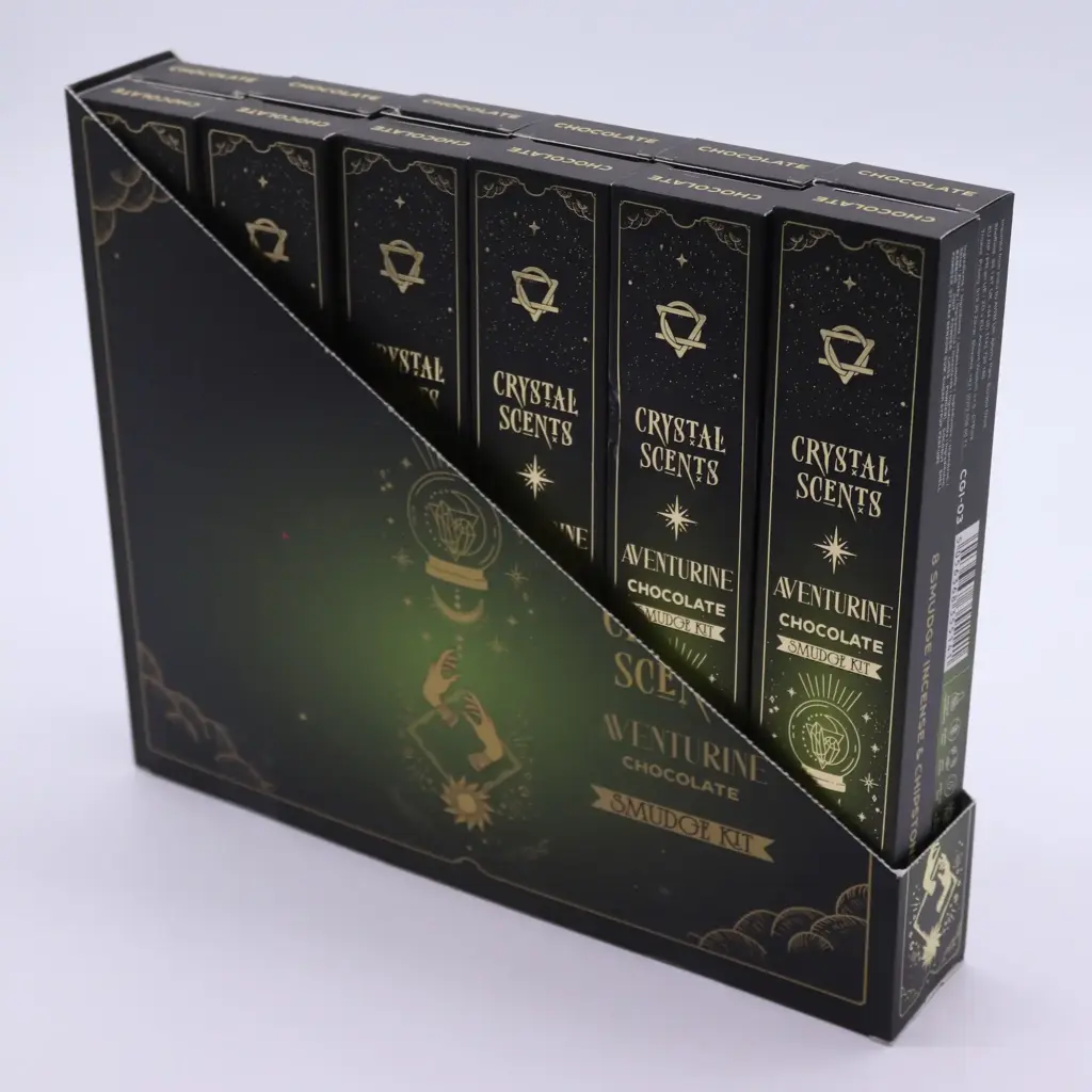 Aventurine Crystal Scents Smudge Incense – Chocolate | www.artisangoods.co.uk 4 Aventurine Crystal Scents Smudge Incense – Chocolate | www.artisangoods.co.uk 4