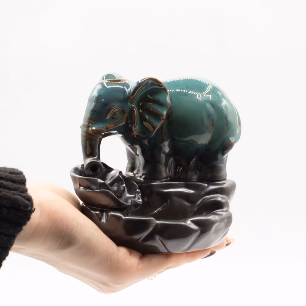 Backflow Incense Burner – Elephant at Pool | www.artisangoods.co.uk 3