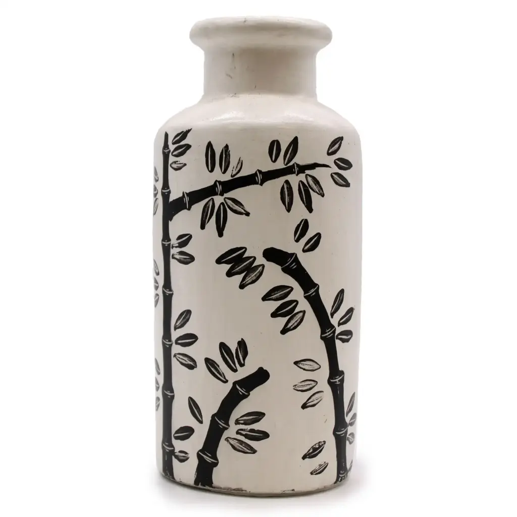 Bamboo Motif Straight Vase – Natural | www.artisangoods.co.uk Bamboo Motif Straight Vase – Natural | www.artisangoods.co.uk