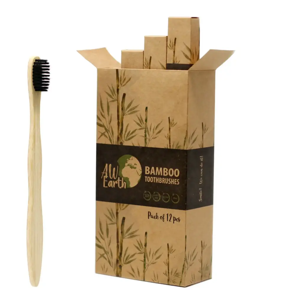 Bamboo Toothbrush – Charcoal Medium Soft | www.artisangoods.co.uk 6