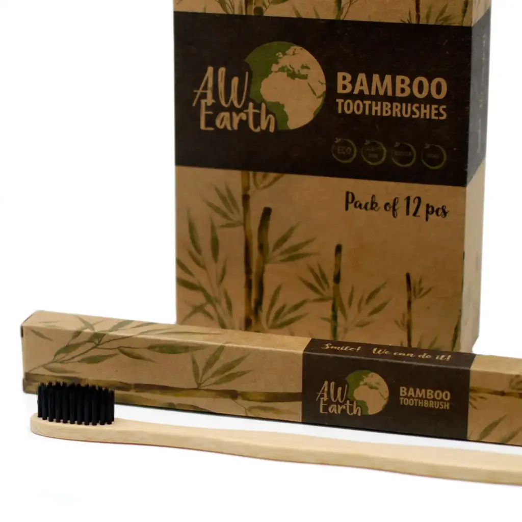 Bamboo Toothbrush – Charcoal Medium Soft | www.artisangoods.co.uk 5