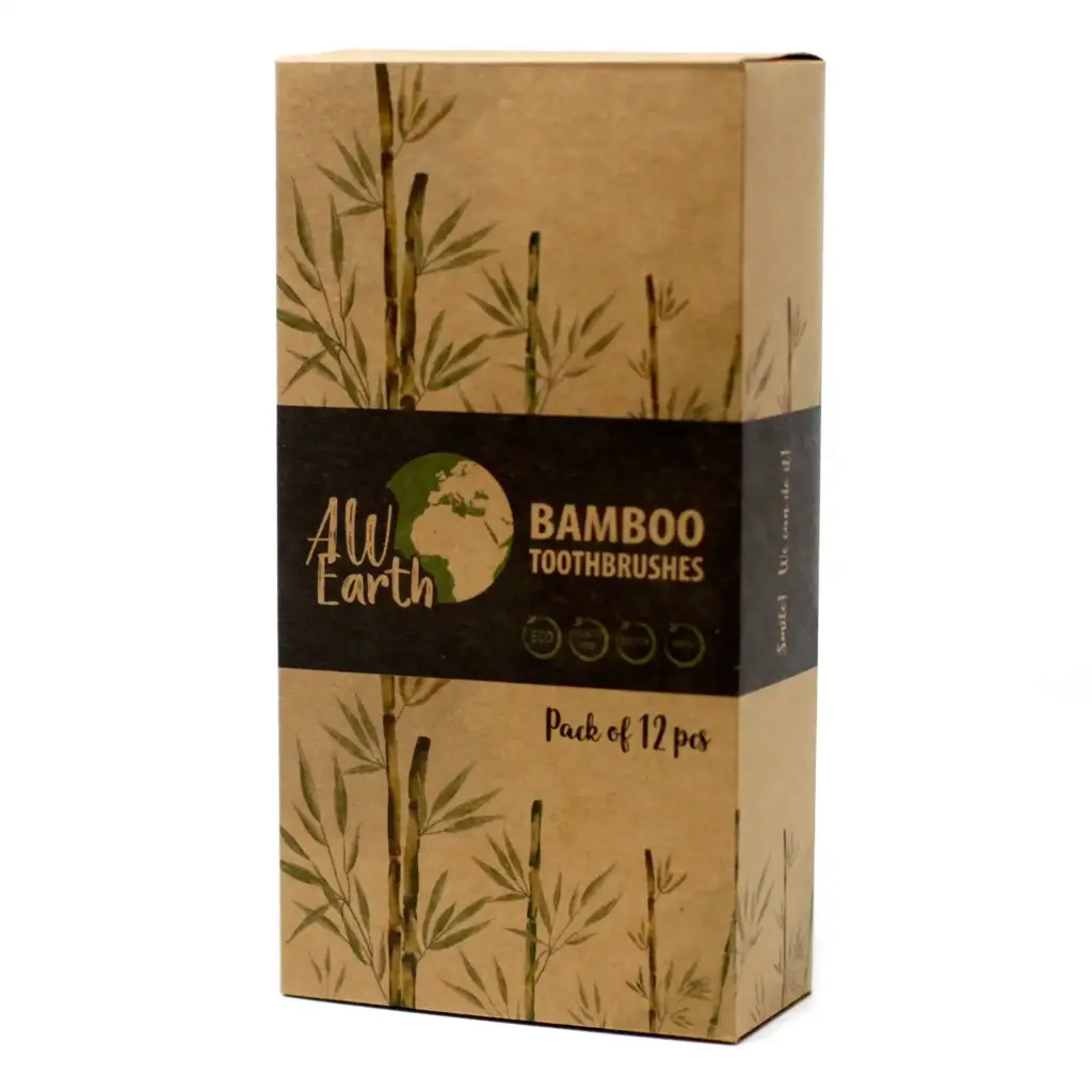 Bamboo Toothbrush – Charcoal Medium Soft | www.artisangoods.co.uk 2