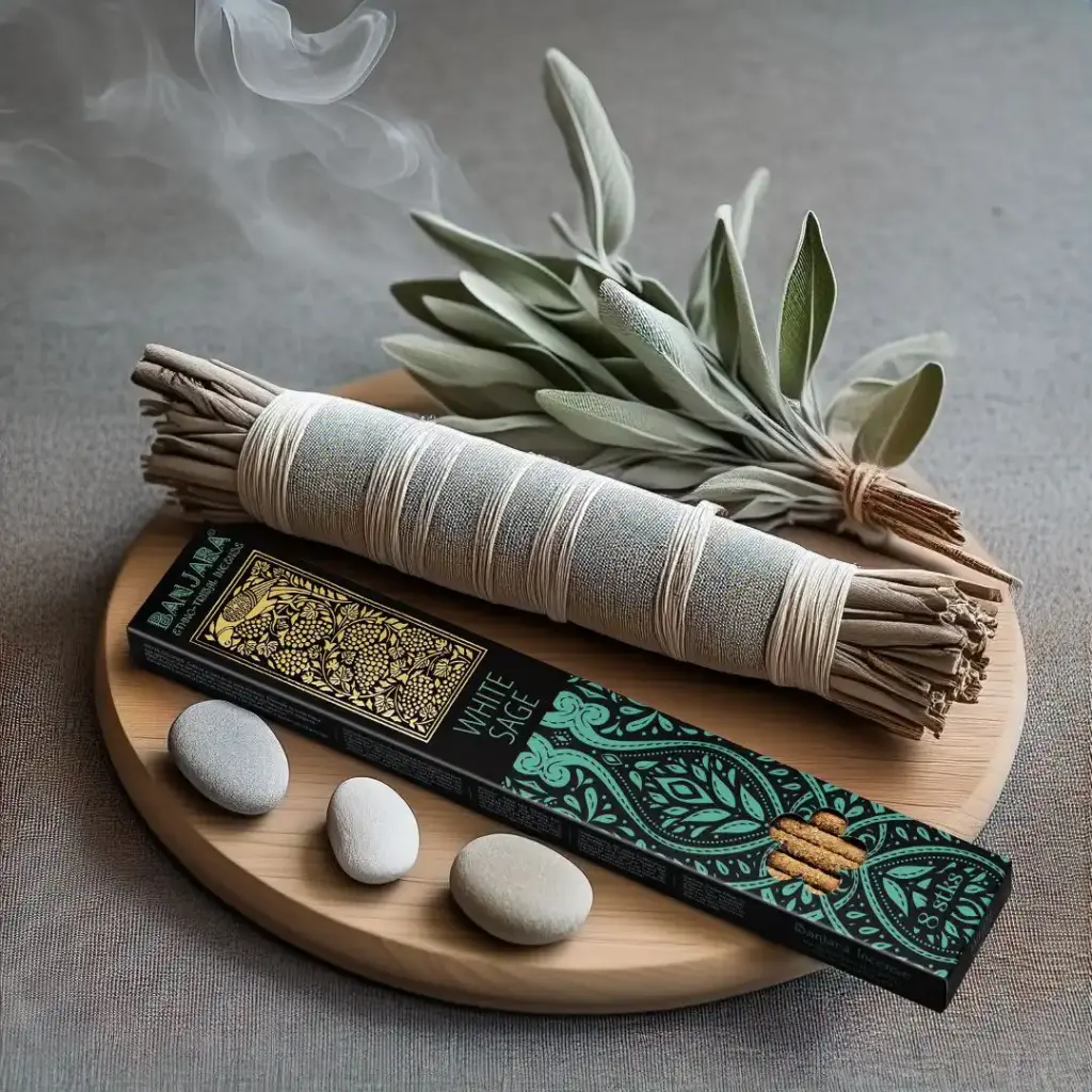 Banjara Extra Long Smudge Stick – White Sage | www.artisangoods.co.uk