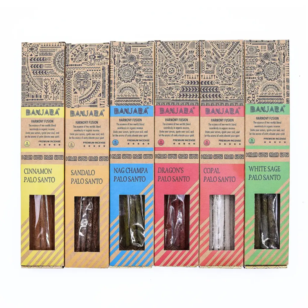 Banjara Palo Santo Smudge Sticks – Set of 6 – Box | www.artisangoods.co.uk 9 Banjara Palo Santo Smudge Sticks – Set of 6 – Box | www.artisangoods.co.uk 9