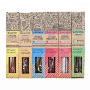 Banjara Palo Santo Smudge Sticks – Set of 6 – Box | www.artisangoods.co.uk 9