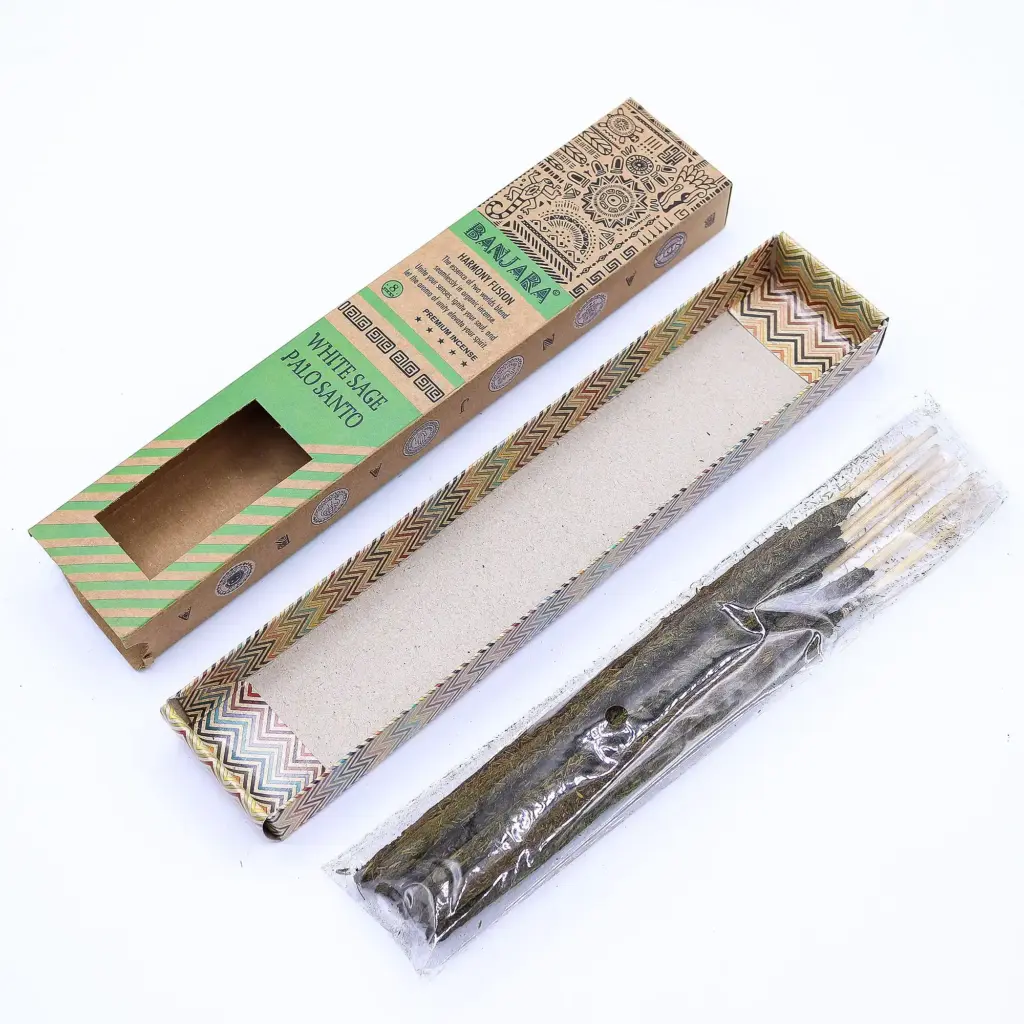 Banjara Palo Santo Smudge Sticks – Set of 6 – Box | www.artisangoods.co.uk 8 Banjara Palo Santo Smudge Sticks – Set of 6 – Box | www.artisangoods.co.uk 8