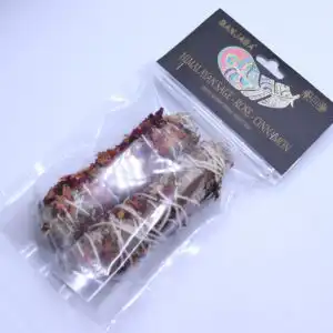 Banjara Smudge – Himalayan Sage, Rose, Cinnamon | www.artisangoods.co.uk 1