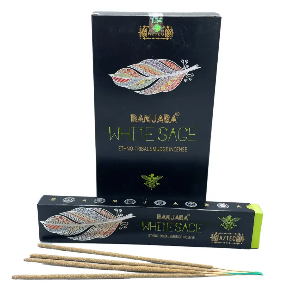 Banjara Tribal Smudge Incense – White Sage | www.artisangoods.co.uk Banjara Tribal Smudge Incense – White Sage | www.artisangoods.co.uk