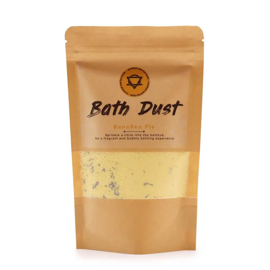 Banoffee Pie Bath Dust 190g | www.artisangoods.co.uk
