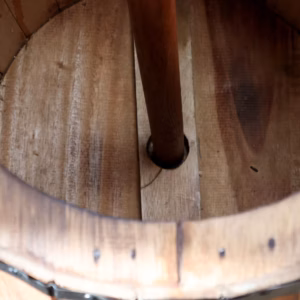 Beer Barrel Stool & Parasol Stand – Natural Wood 38 x 32 cm | www.artisangoods.co.uk 6