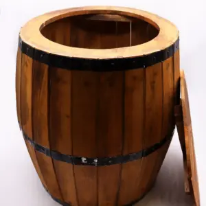 Beer Barrel Table – Natural | www.artisangoods.co.uk 2