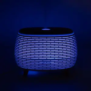 Futuristic Ribbed Aroma Diffuser with Colour-Changing Light | www.artisangoods.co.uk 8