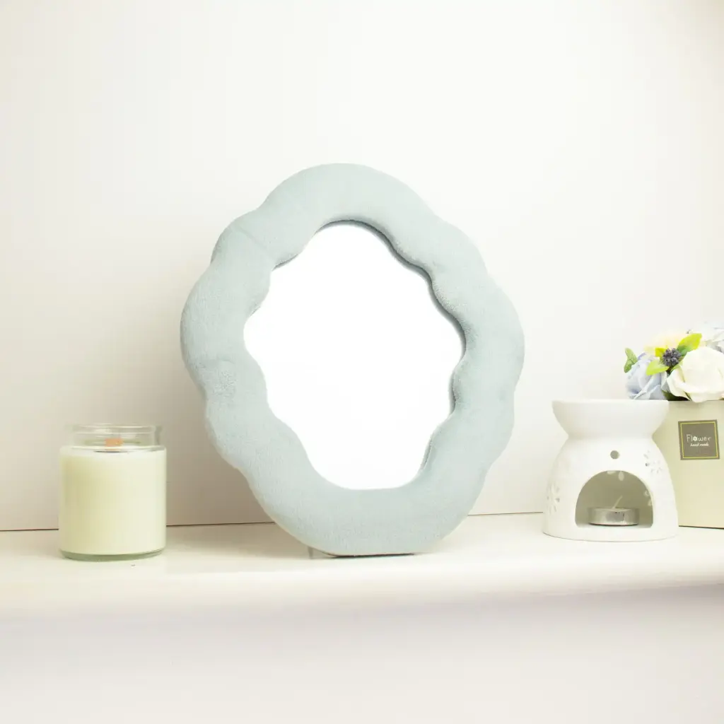 Soft Squiggly Mirror – Cloud – Cloud Blue (28x24x2.3cm) | www.artisangoods.co.uk 3